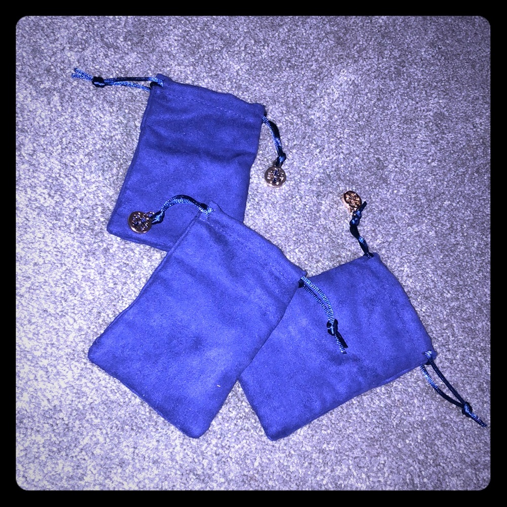 3 Tory Burch jewelry bags. New